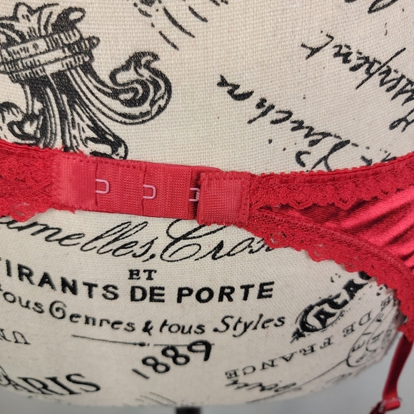 Victoria's Secret Lace Garter Red Small Women's Fairy Coquette - Picture 6 of 9